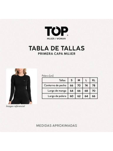 PRIMERA CAPA MUJER TOP BLANCO M187MC2 - 4