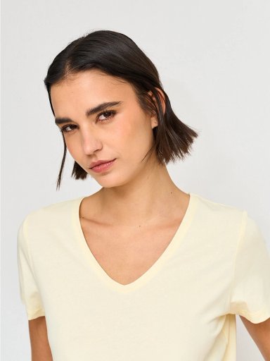 POLERA MUJER MARQUIS ALGODÓN CUELLO EN V - 3