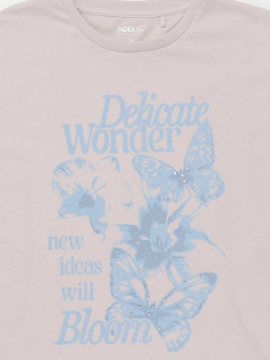 POLERA MANGA CORTA NIÑA INDEX OVERSIZE - 3