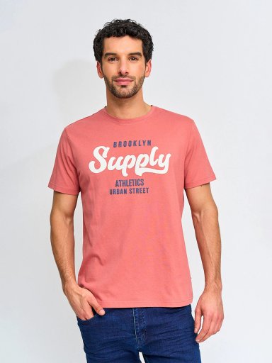 POLERA HOMBRE ROBERT LEWIS ALGODÓN MANGA CORTA - 1