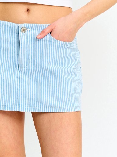 FALDA SHORT MUJER INDEX ALGODÓN TIRO BAJO - 4