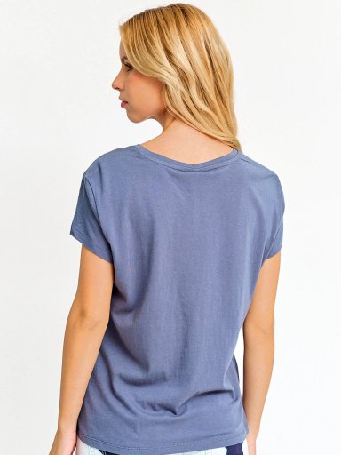 POLERA MUJER INDEX ALGODÓN MANGA CORTA - 2