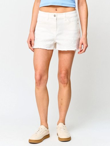 SHORT MUJER INDEX ALGODÓN MACRAMÉ - 2