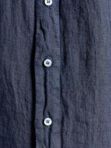 CAMISA HOMBRE SPAVALDI LINO CUELLO CAMISERO MANGA LARGA - 4