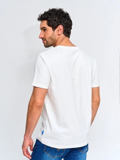 POLERA HOMBRE ROBERT LEWIS ALGODÓN MANGA CORTA - 2