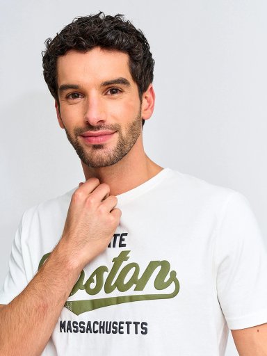 POLERA HOMBRE ROBERT LEWIS ALGODÓN MANGA CORTA - 3