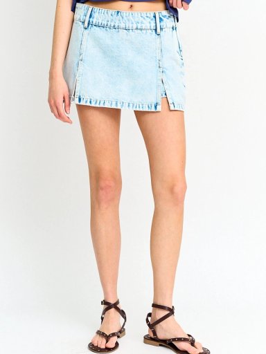 FALDA SHORT MUJER INDEX ALGODÓN DENIM - 2