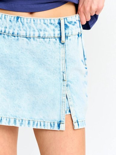 FALDA SHORT MUJER INDEX ALGODÓN DENIM - 4