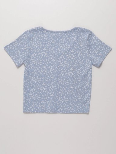 POLERA MANGA CORTA ALGODÓN NIÑA M6T LIBERTY - 2