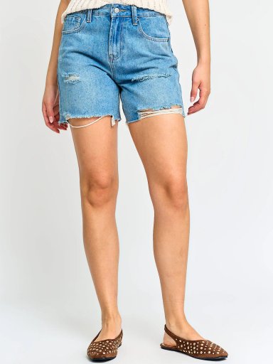 SHORT ALGODÓN MUJER AEROPOSTALE DENIM - 2