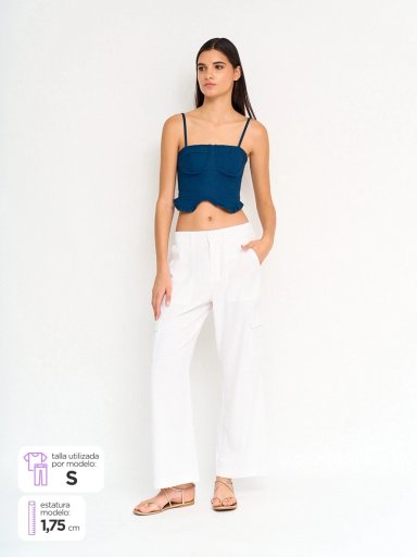 PANTALÓN MUJER INDEX ALGODÓN CARGO - 1