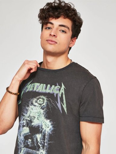 POLERA HOMBRE BARBADOS ALGODÓN METALLICA - 3