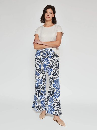 PANTALÓN MUJER REGATTA PALAZZO LINO  - 4