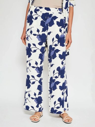 PANTALÓN MUJER CACHAREL ANCHO ESTAMPADO - 2