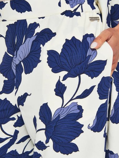 PANTALÓN MUJER CACHAREL ANCHO ESTAMPADO - 4