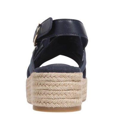 SANDALIAS MUJER TOMMY HILFIGER ALGODÓN AZUL FW0FW08669DW6 - 3