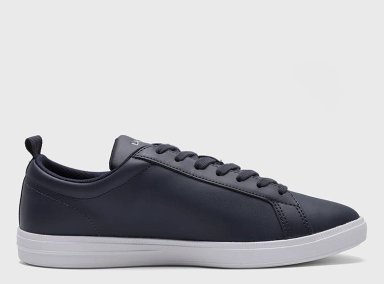 ZAPATILLAS HOMBRE LACOSTE URBANO AZUL CARNABY BASE CUERO - 4