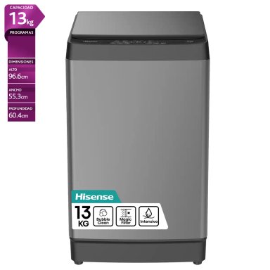 LAVADORA HISENSE 13 KG CARGA SUPERIOR WT3K1323UT - 1