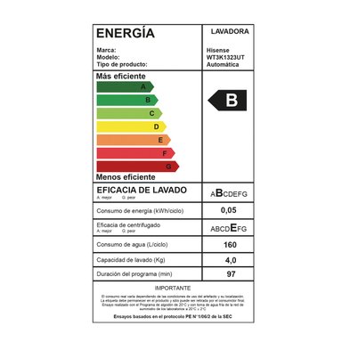 LAVADORA HISENSE 13 KG CARGA SUPERIOR WT3K1323UT - 15