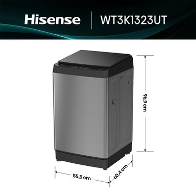 LAVADORA HISENSE 13 KG CARGA SUPERIOR WT3K1323UT - 5