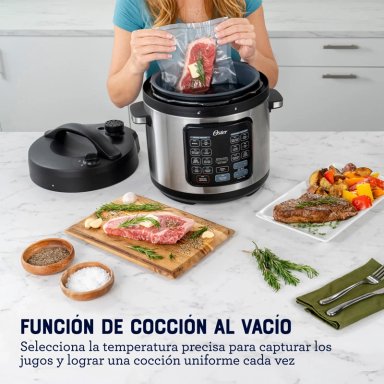 OLLA A PRESIÓN OSTER ELÉCTRICA TURBO CKSTPCECT75DF 1300W 7.5 LT - 5