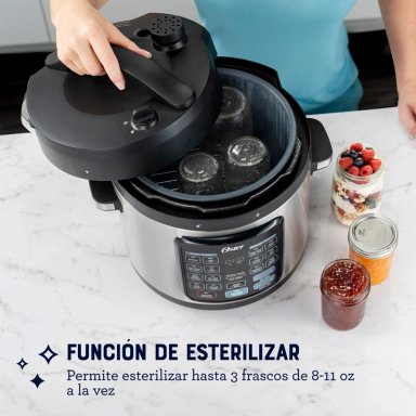 OLLA A PRESIÓN OSTER ELÉCTRICA TURBO CKSTPCECT75DF 1300W 7.5 LT - 6