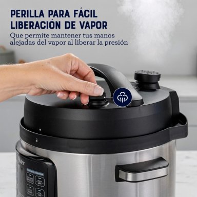 OLLA A PRESIÓN OSTER ELÉCTRICA TURBO CKSTPCECT75DF 1300W 7.5 LT - 9