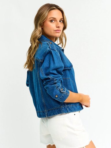 CHAQUETA MUJER PEPE JEANS ALGODÓN DENIM - 2