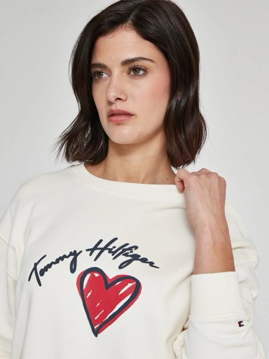 POLERÓN MUJER TOMMY HILFIGER ALGODÓN MANGA LARGA - 3