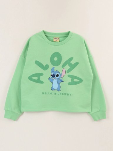 POLERA NIÑA STITCH MANGA LARGA - 1