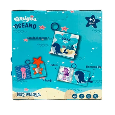 LIBRO SENSORIAL BEBE MAR - 2