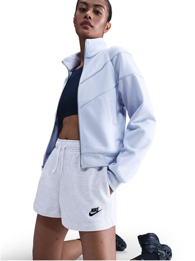 SHORT MUJER NIKE DQ5802 GRIS SPORTSWEAR CLUB FLEECE - 3