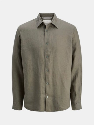 CAMISA HOMBRE JACK & JONES MANGA LARGA - 7