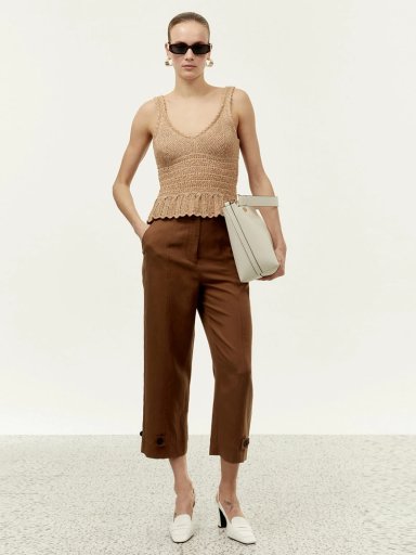SWEATER MUJER SFERA ALGODÓN SIN MANGAS - 1
