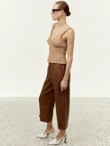 SWEATER MUJER SFERA ALGODÓN SIN MANGAS - 2