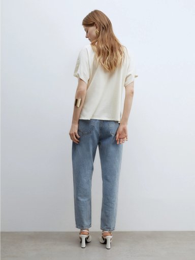 POLERA MUJER SFERA ALGODÓN SATINADA - 4
