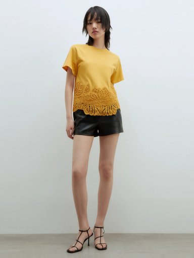 POLERA MUJER SFERA ALGODÓN CROCHET - 5
