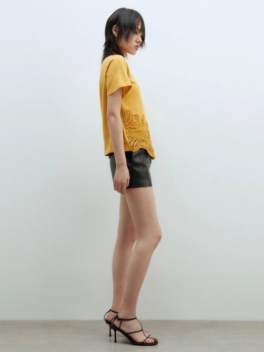POLERA MUJER SFERA ALGODÓN CROCHET - 6