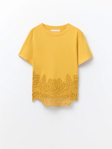 POLERA MUJER SFERA ALGODÓN CROCHET - 7