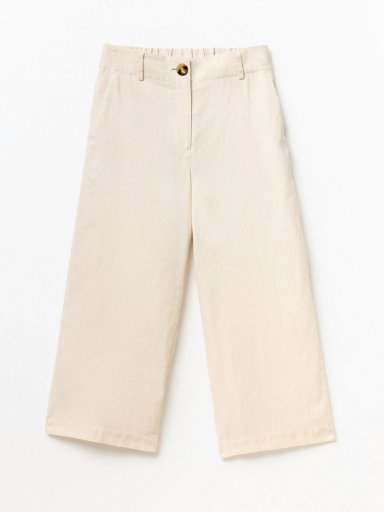 PANTALÓN MUJER SFERA CULOTTE LINO  - 6