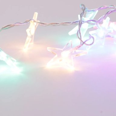 LUCES NAVIDEÑAS RIPLEY HOME LED ESTRELLA PLANA COLORES - 4