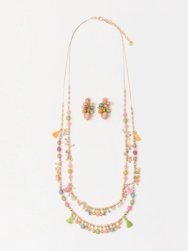 CONJUNTO COLLAR + AROS MUJER SFERA - 1
