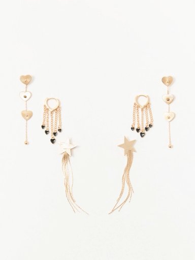 SET X3 AROS MUJER SFERA ESTRELLAS - 1