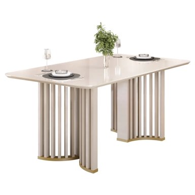 JUEGO COMEDOR ALTAVISION LUMA 6 SILLAS BLANCO - 2