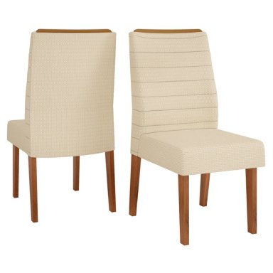 JUEGO COMEDOR ALTAVISION LUMA 6 SILLAS BLANCO - 3