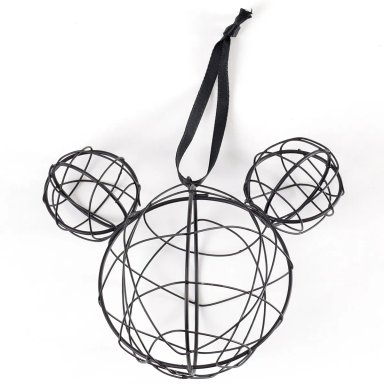 ADORNO NAVIDEÑO DISNEY CARA METAL BLACK - 1