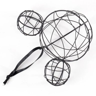 ADORNO NAVIDEÑO DISNEY CARA METAL BLACK - 2