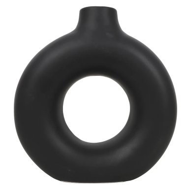 JARRÓN RIPLEY HOME CÍRCULO BLW NEGRO - 1