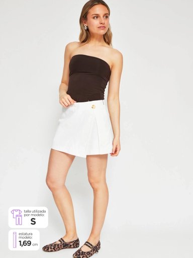 FALDA SHORT MUJER INDEX LINO  - 1