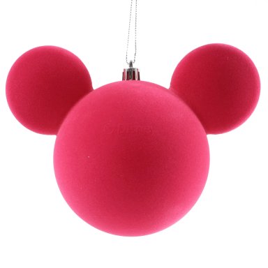 ADORNO NAVIDEÑO DISNEY CARA VELVET ROJO - 2